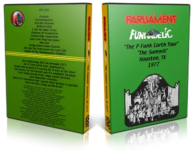 Artwork Cover of Parliament Funkadelic Compilation DVD The Summit Proshot