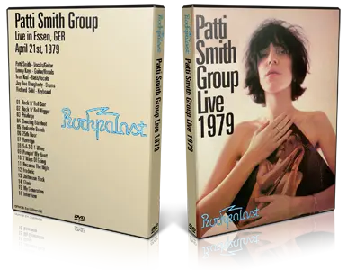 Artwork Cover of Patti Smith 1979-04-22 DVD Various Proshot