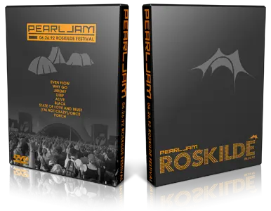 Artwork Cover of Pearl Jam 1992-06-26 DVD Roskilde Festival Proshot