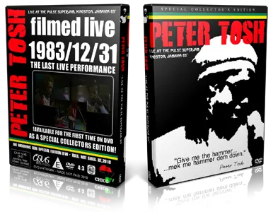 Artwork Cover of Peter Tosh 1983-12-31 DVD Kingston Audience
