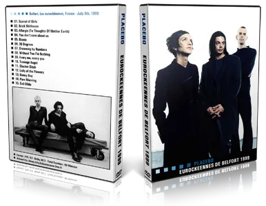 Artwork Cover of Placebo 1999-07-09 DVD Belfort Proshot