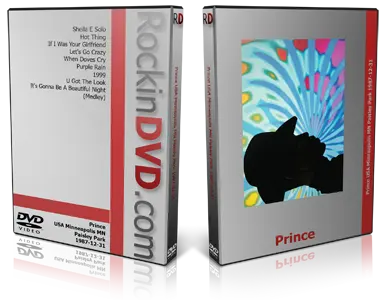 Artwork Cover of Prince 1987-12-31 DVD Minneapolis Proshot