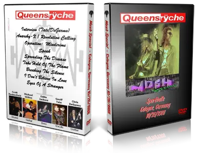 Artwork Cover of Queensryche 1988-10-26 DVD Koln Proshot