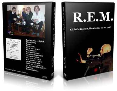Artwork Cover of REM 1998-11-02 DVD Hamburg Proshot