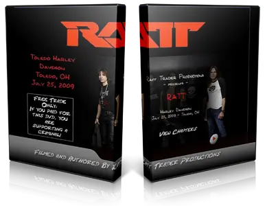 Artwork Cover of Ratt 2009-07-25 DVD Various Audience