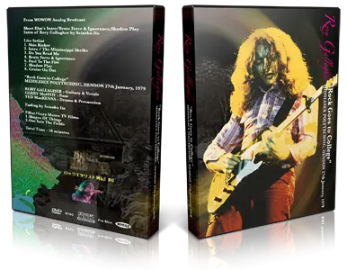 Artwork Cover of Rory Gallagher Compilation DVD Middlesex 1979 Proshot