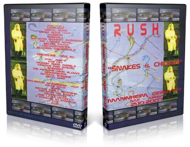 Artwork Cover of Rush 2007-10-21 DVD Mannheim Audience