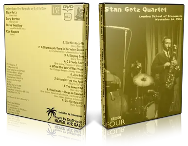 Artwork Cover of Stan Getz 1966-11-14 DVD London Proshot