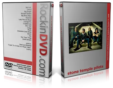 Artwork Cover of Stone Temple Pilots 2008-10-15 DVD Buenos Aires Proshot