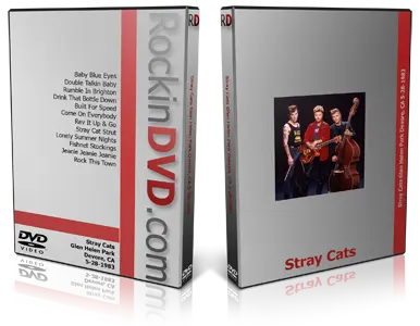 Artwork Cover of Stray Cats 1983-05-28 DVD Devore Proshot