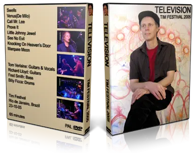 Artwork Cover of Television 2005-10-23 DVD Rio De Janeiro Proshot