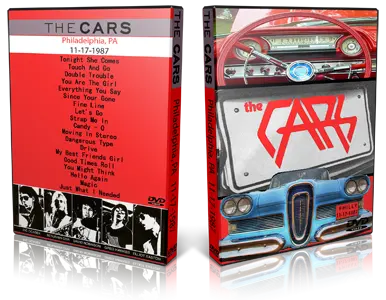 Artwork Cover of The Cars 1987-11-17 DVD Philadelphia Proshot