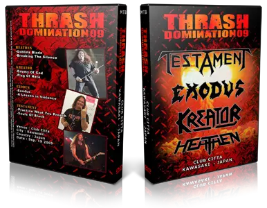 Artwork Cover of Thrash Domination 2009-09-19 DVD Kawasaki Proshot