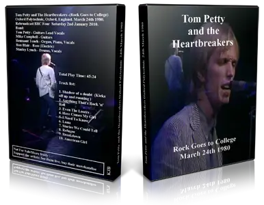Artwork Cover of Tom Petty 1980-03-24 DVD BBC TV Proshot