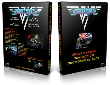 Artwork Cover of Van Halen 2007-12-22 DVD Oakland Audience
