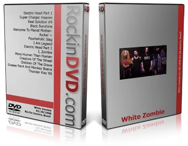 Artwork Cover of White Zombie 1996-01-26 DVD Rio De Janeiro Proshot