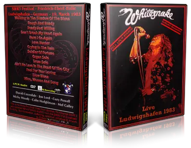 Artwork Cover of Whitesnake 1983-03-19 DVD Ludwigshafen Proshot
