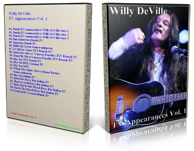 Artwork Cover of Willy DeVille Compilation DVD TV Appearances Vol 1 Proshot