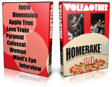 Artwork Cover of Wolfmother 2004-12-04 DVD Sydney Proshot