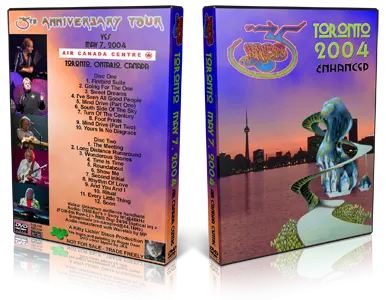 Artwork Cover of Yes 2004-05-07 DVD Toronto Audience