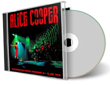 Artwork Cover of Alice Cooper 1975-07-16 CD Providence Audience