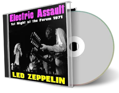 Artwork Cover of Led Zeppelin 1971-08-21 CD Los Angeles Audience