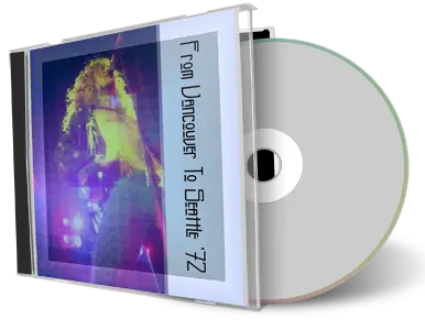 Artwork Cover of Led Zeppelin 1972-06-18 CD Seattle Audience