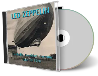 Artwork Cover of Led Zeppelin 1980-06-30 CD Frankfurt Soundboard