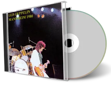 Artwork Cover of Led Zeppelin 1980-07-02 CD Mannheim Soundboard