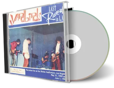 Artwork Cover of The Yardbirds 1968-05-31 CD Los Angeles Audience
