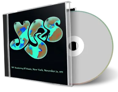 Artwork Cover of Yes 1971-11-24 CD New York City Audience