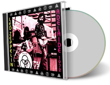 Artwork Cover of Led Zeppelin 1972-02-19 CD Adelaide Audience