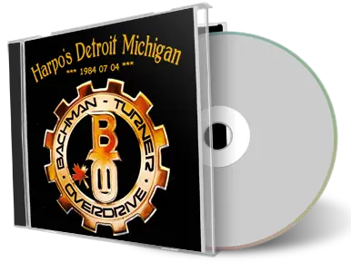 Artwork Cover of BTO 1984-07-01 CD Detroit Soundboard