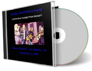 Artwork Cover of CSNY 1988-11-12 CD Los Angeles Soundboard