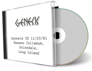 Artwork Cover of Genesis 1981-11-29 CD Uniondale Soundboard