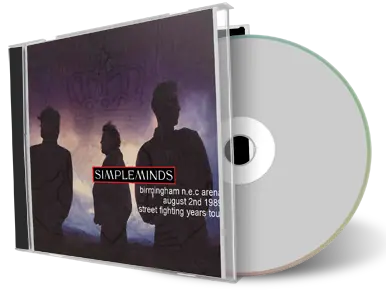 Artwork Cover of Simple Minds 1989-08-02 CD Birmingham Audience