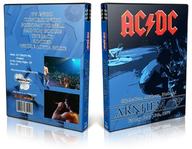 Artwork Cover of ACDC 1979-07-13 DVD Arnhem Proshot