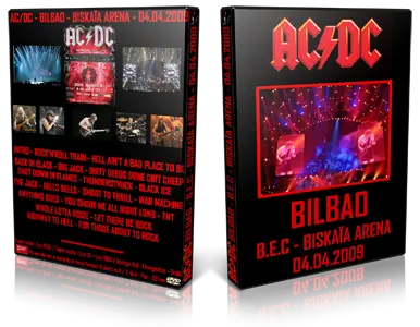 Artwork Cover of ACDC 2009-04-04 DVD Bilbao Audience
