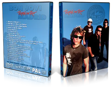 Artwork Cover of Bon Jovi 2010-06-04 DVD Madrid Proshot