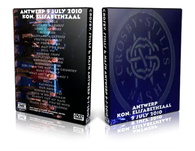 Artwork Cover of CSNY 2010-07-09 DVD Antwerp Audience