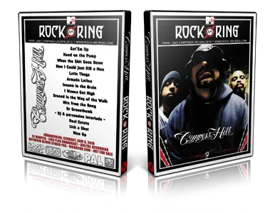 Artwork Cover of Cypress Hill 2010-06-06 DVD Nurburgring Proshot