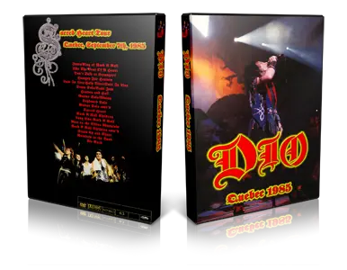 Artwork Cover of Dio 1985-09-07 DVD Quebec Audience