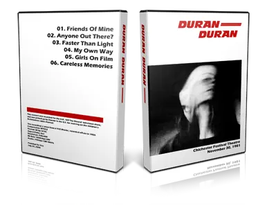 Artwork Cover of Duran Duran 1981-11-30 DVD Chichester Proshot
