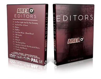 Artwork Cover of Editors 2010-08-20 DVD Loedinghausen Proshot