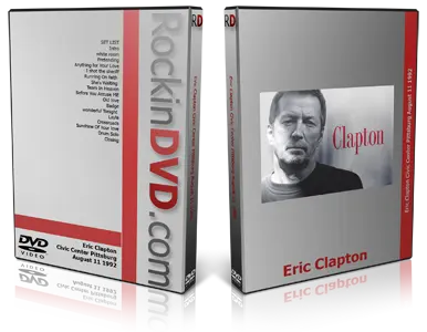 Artwork Cover of Eric Clapton 1992-08-11 DVD Pittsburgh Audience