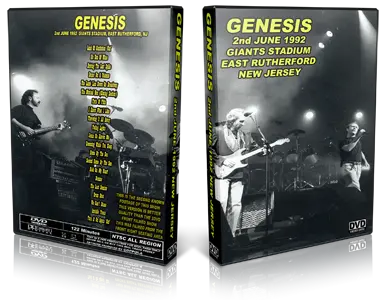 Artwork Cover of Genesis 1992-06-02 DVD East Rutherford Audience