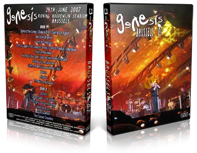 Artwork Cover of Genesis 2007-06-24 DVD Brussels Audience