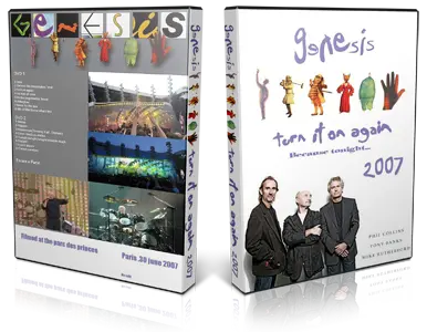 Artwork Cover of Genesis 2007-06-30 DVD Paris Audience