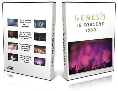 Artwork Cover of Genesis Compilation DVD Live 1980 Audience