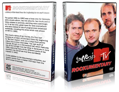 Artwork Cover of Genesis Compilation DVD MTV Rockumentary Proshot